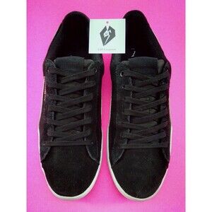 Puma Vikky Women's Black & White Padded Insoles Low Top Suede Sneakers Size 8